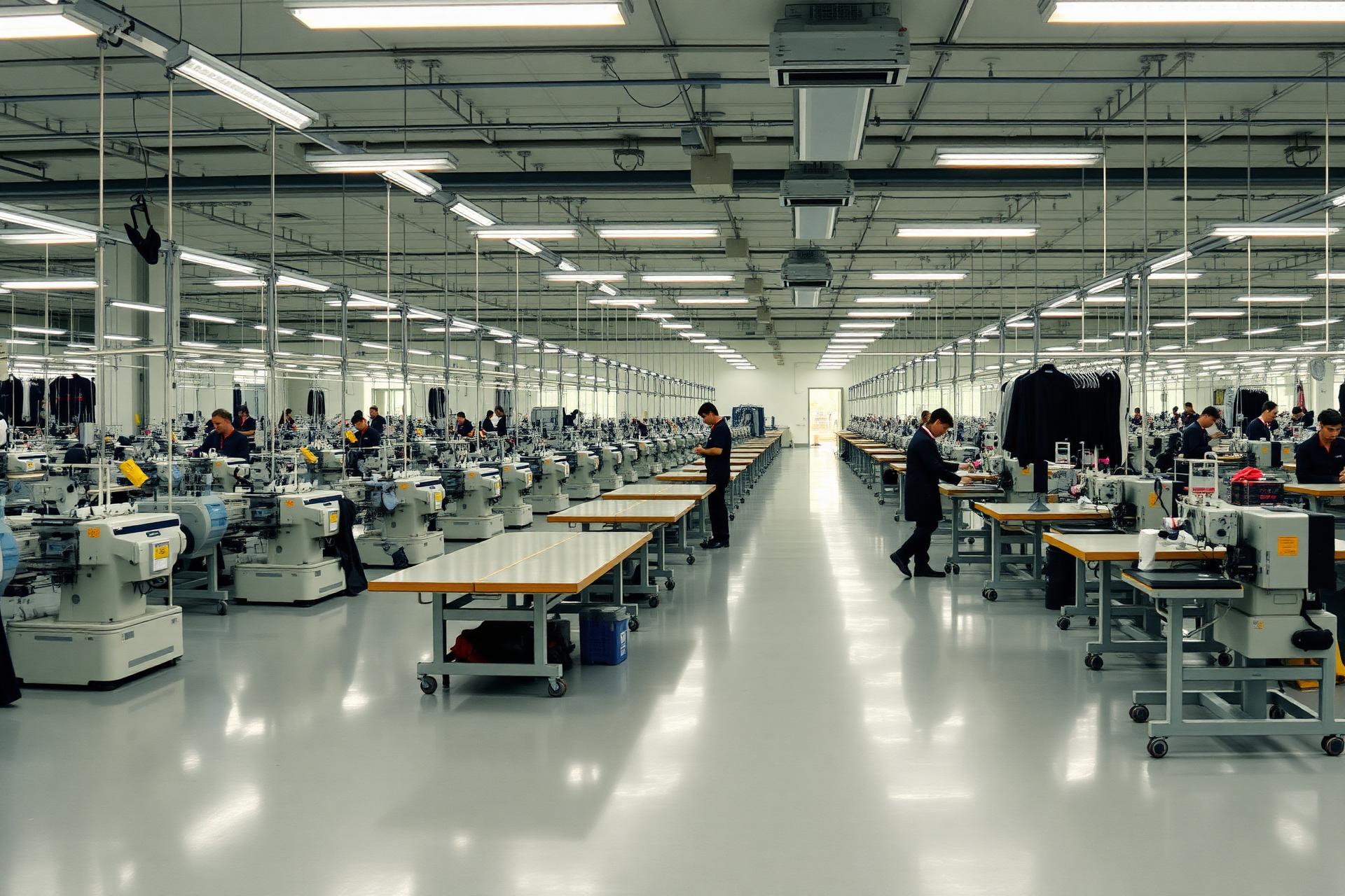 JG WorldTex factory floor